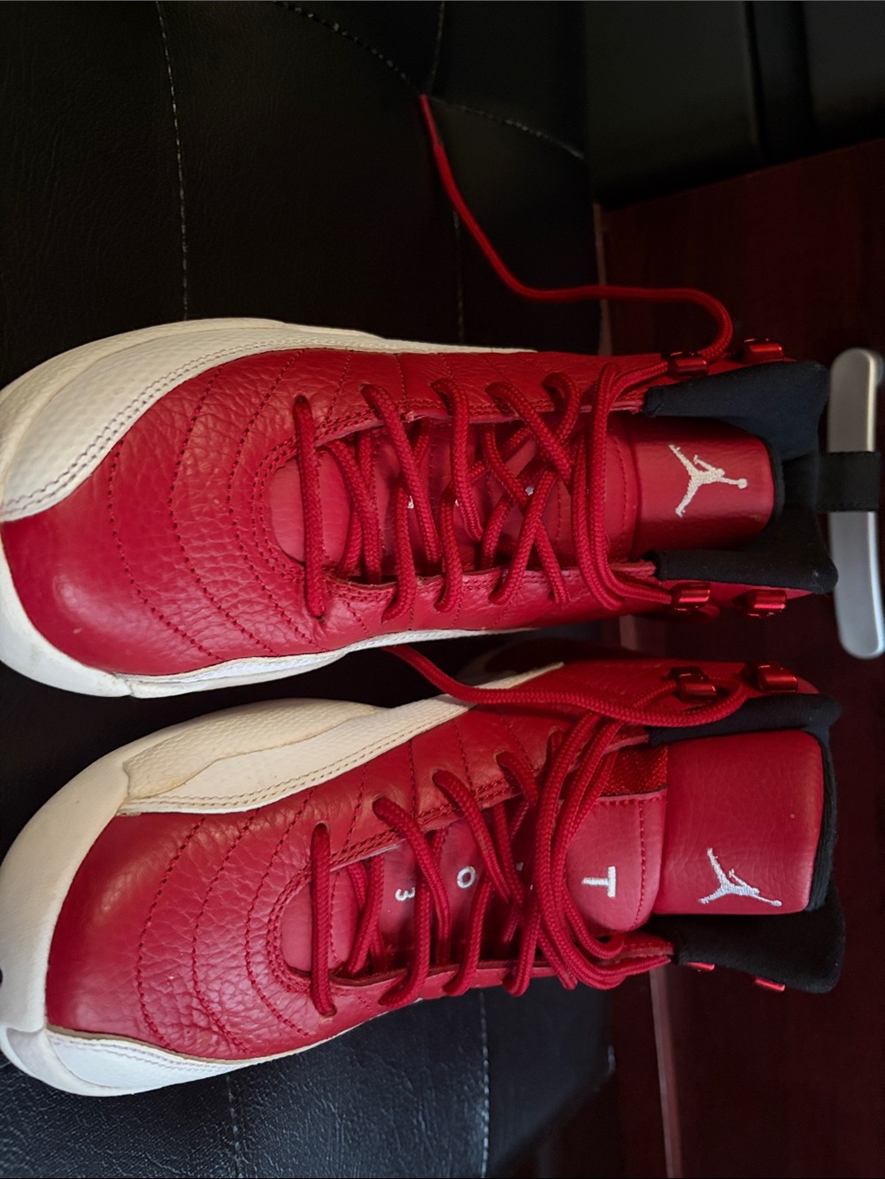 Jordan Women Red and White Basketball Shoes